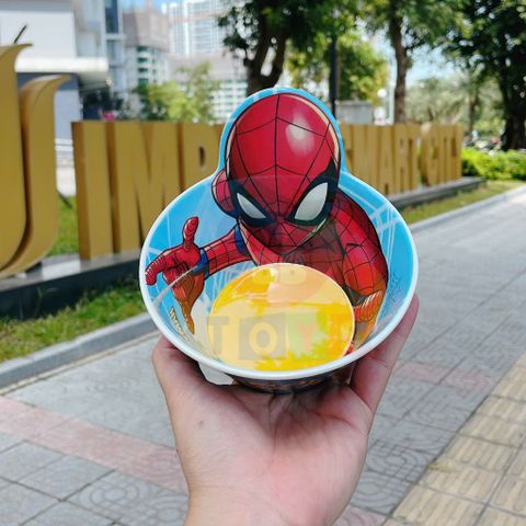 Bát Ăn Dặm Cho Bé Người Nhện Spider Man - Melamine An Toàn, Thân Thiện và Dễ Vệ Sinh - Phụ Kiện Ăn Uống Cho Trẻ Nhỏ