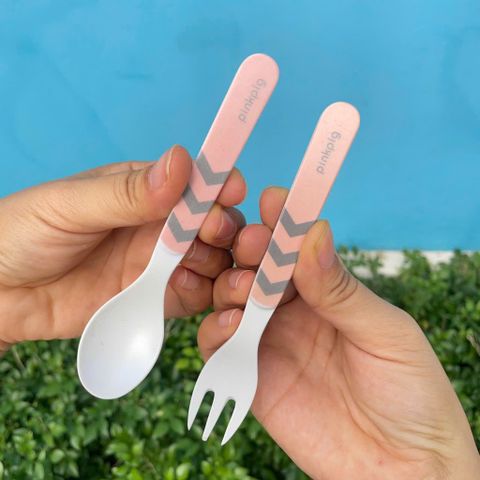 Khay Ăn Dặm Cho Bé Lợn Piggy - Bộ Bát Tăm Tre An Toàn, Thân Thiện Môi Trường, Quà Tặng Ý Nghĩa Cho Trẻ Nhỏ