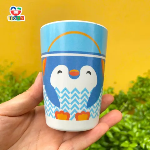 Khay Ăn Dặm Chim Cánh Cụt Cho Bé - Bộ Bát Ăn Tăm Tre An Toàn, Thân Thiện Môi Trường, Quà Tặng Ý Nghĩa
