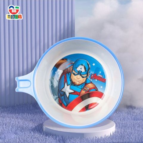Bát Ăn Dặm Cho Bé Siêu Nhân Captain America - Nhựa Melamine An Toàn, Dễ Cầm Nắm, Thiết Kế Đẹp Mắt Cho Trẻ Em