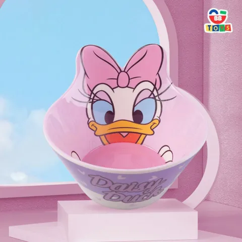 Bát Ăn Cơm Hình Nhân Vật Disney Vịt Donald - Bát Sâu Lòng An Toàn Cho Bé - Dụng Cụ Ăn Dặm Chất Liệu Melamine Cao Cấp