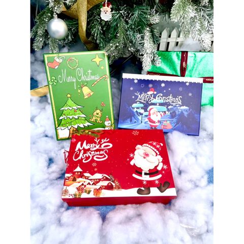 Hộp Quà Giáng Sinh Sang Trọng - Hộp Đựng Quà Noel Dễ Thương Cho Bé - Thiết Kế Đẹp Mắt, Chất Liệu Bền Chắc