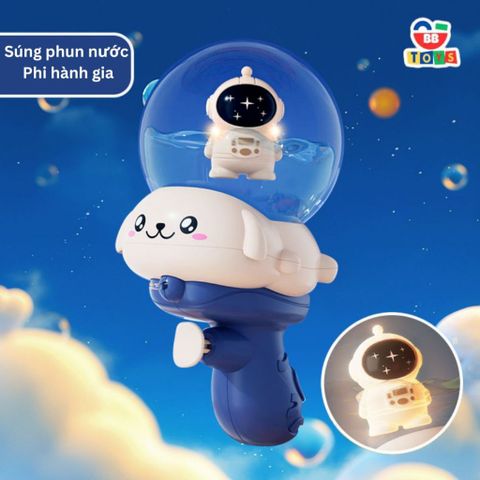 Súng Nước Phi Hành Gia Phát Sáng 2025 - Đồ Chơi Tắm Mát Mùa Hè Cho Trẻ Em, An Toàn Và Bền Bỉ
