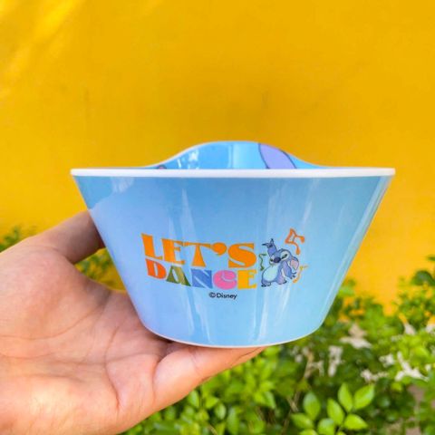 Bát Ăn Cho Bé Họa Tiết Stitch Nhựa Melamine - Set Bát Cơm An Toàn, Dễ Dàng Vệ Sinh, Phù Hợp Cho Trẻ Nhỏ