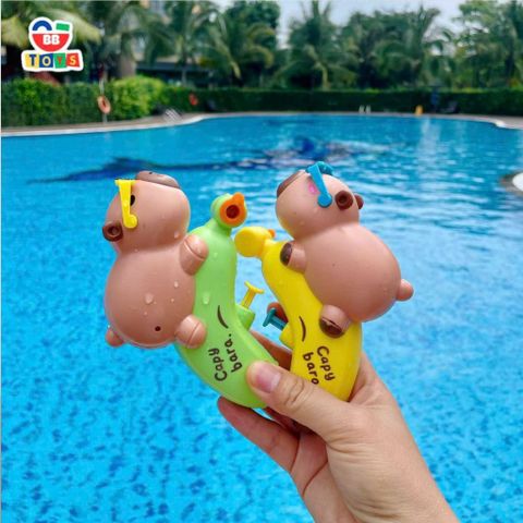 Súng Nước Capybara Cho Trẻ Em - Đồ Chơi Vui Chơi Mùa Hè 2025 - Chất Liệu Nhựa Cao Cấp, Tối Ưu Cho Bé 2 Tuổi Trở Lên