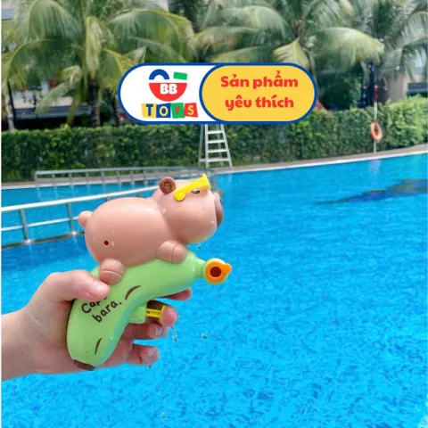 Súng Nước Capybara Cho Trẻ Em - Đồ Chơi Vui Chơi Mùa Hè 2025 - Chất Liệu Nhựa Cao Cấp, Tối Ưu Cho Bé 2 Tuổi Trở Lên