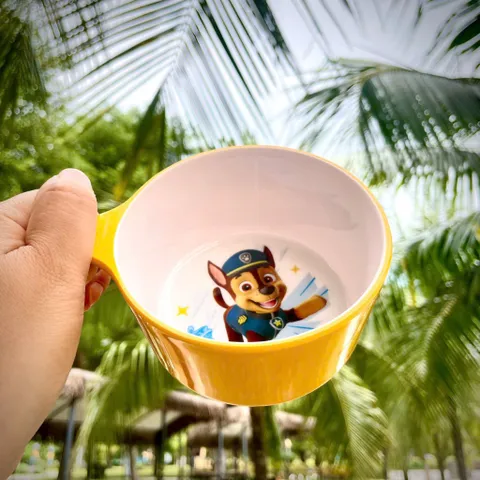 Set Bát Ăn Dặm PAW Patrol Cho Bé - Bộ Tô Chén Nhựa Melamine Hình Chó Cứu Hộ Đáng Yêu, An Toàn và Bền Bỉ