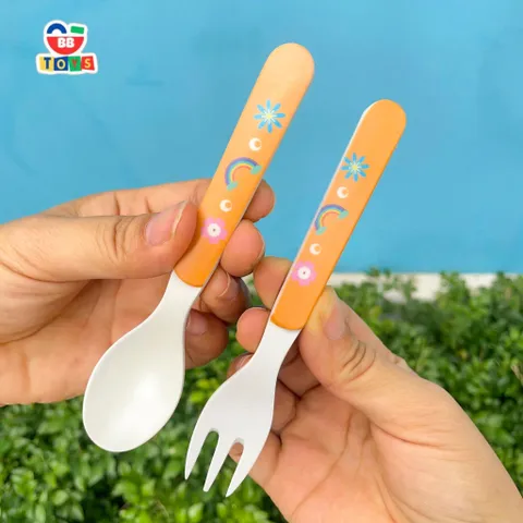 Khay Ăn Dặm Sợi Tre Hươu Cao Cổ Cho Bé - Bộ Đồ Dùng An Toàn, Thân Thiện Môi Trường, Quà Tặng Sinh Nhật Đáng Yêu