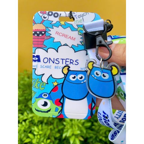 Dây Đeo Thẻ Hoạt Hình Disney Tom & Jerry, Doraemon, Stitch Chất Liệu Cao Cấp Cho Học Sinh và Sinh Viên - Phù Hợp Văn Phòng