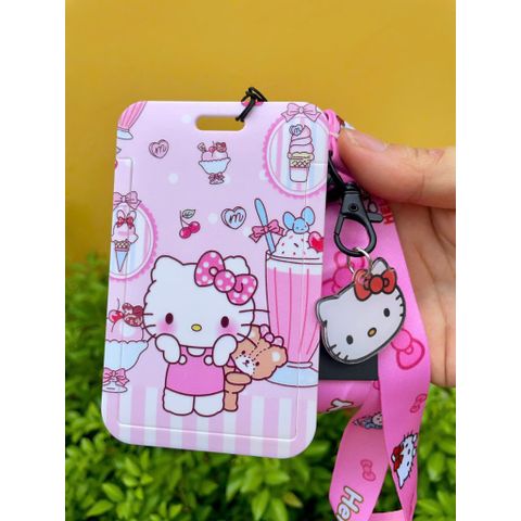 Dây Đeo Thẻ Hoạt Hình Disney Tom & Jerry, Doraemon, Stitch Chất Liệu Cao Cấp Cho Học Sinh và Sinh Viên - Phù Hợp Văn Phòng