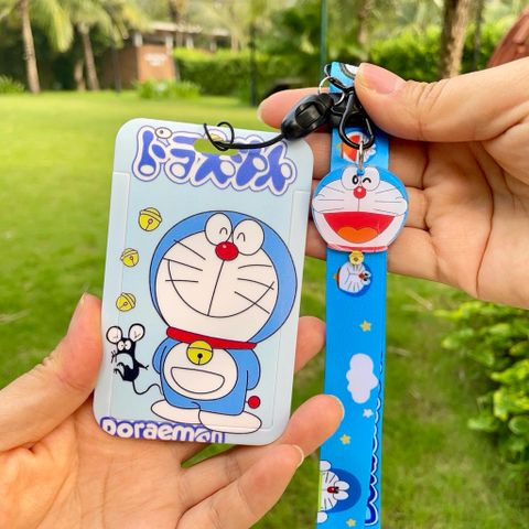 Dây Đeo Thẻ Hoạt Hình Disney Tom & Jerry, Doraemon, Stitch Chất Liệu Cao Cấp Cho Học Sinh và Sinh Viên - Phù Hợp Văn Phòng