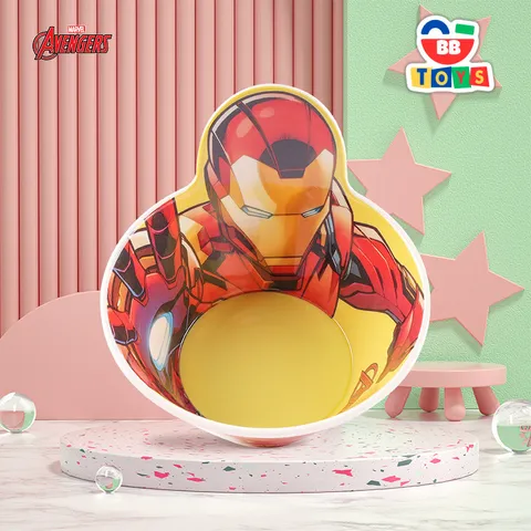 Bát Ăn Nhựa Melamine Iron Man Cho Bé - Dung Tích 360ml, An Toàn, Tiện Dụng, Thiết Kế Siêu Anh Hùng Dành Cho Trẻ Em