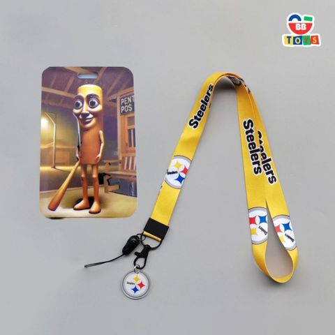 Dây Đeo Thẻ Học Sinh Spider Man - Dây Đeo Chống Trầy Chất Liệu PVC Bền Bỉ, In Hình Nổi Bật, Dùng Cho Học Sinh, Sinh Viên