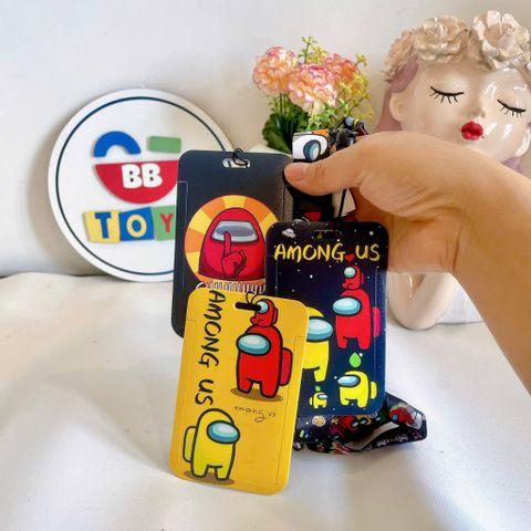 Dây Đeo Thẻ Học Sinh Among Us - Dây Đeo Thẻ Nhân Vật Hoạt Hình PC Bền Bỉ, Phù Hợp Với Học Sinh và Sinh Viên
