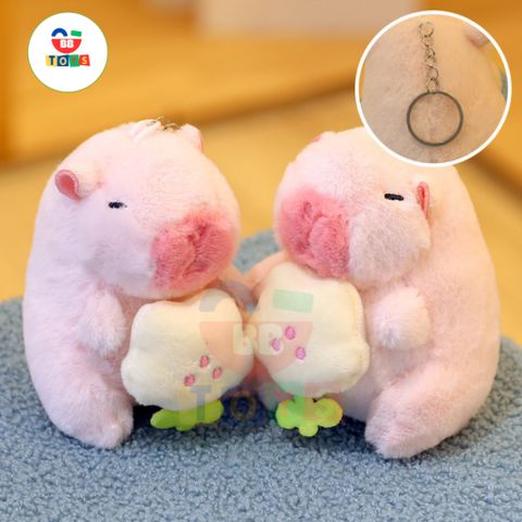 Móc Khóa Capybara Đáng Yêu - Phụ Kiện Thời Trang Đa Dạng Mẫu Màu, Nhung Mềm Cho Trẻ Em và Người Lớn