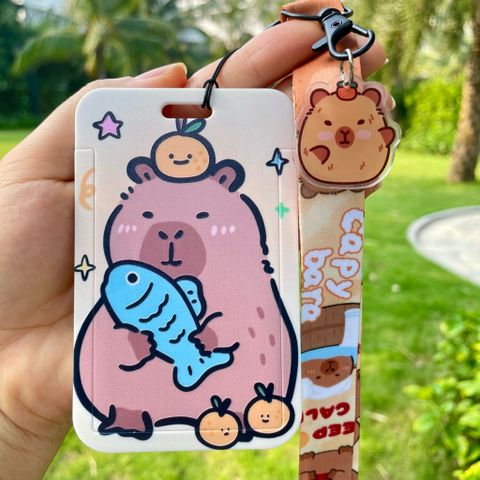 Dây Đeo Thẻ Capybara Dễ Thương - Phụ Kiện Học Sinh, Sinh Viên, Văn Phòng - Chất Liệu Bền, Thiết Kế Nổi Bật, Hot Trend 2025