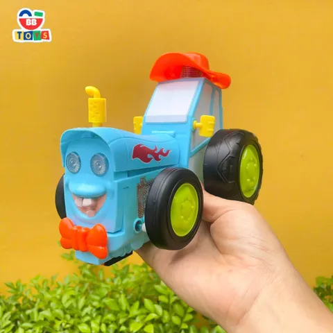 Xe Ô Tô Nhún Nhảy Đèn LED - Điều Khiển Từ Xa Có Nhạc Vui Nhộn Cho Trẻ Em - Đồ Chơi Phát Nhạc Hấp Dẫn