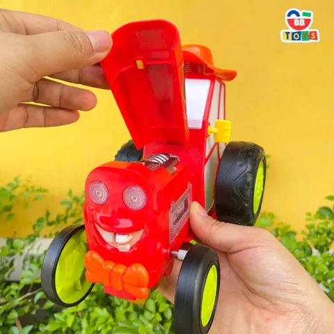 Xe Ô Tô Nhún Nhảy Đèn LED - Điều Khiển Từ Xa Có Nhạc Vui Nhộn Cho Trẻ Em - Đồ Chơi Phát Nhạc Hấp Dẫn
