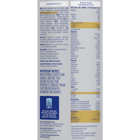 Sữa Bột Úc Aptamil Profutura Dinh Dưỡng Toàn Diện Cho Bé 900g - Hỗ Trợ Phát Triển Thể Chất và Trí Tuệ từ 0-3 Tuổi