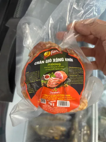 Chân Giò Xông Khói 3Bpoleg 3Fams 450g - Đồ Chế Biến Sẵn Hương Vị Nguyên Liệu Tự Nhiên Thơm Ngon