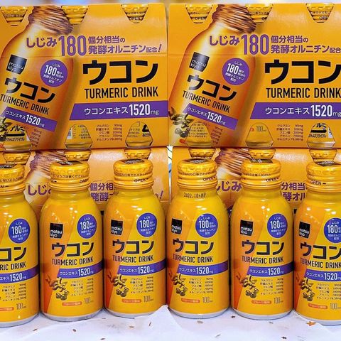 Nước Uống Tinh Chất Nghệ Nhật Bản Matsukiyo 100ml - Hỗ Trợ Chăm Sóc Gan, Làm Đẹp Da, Giảm Cảm Giác Mệt Mỏi - 6 Chai