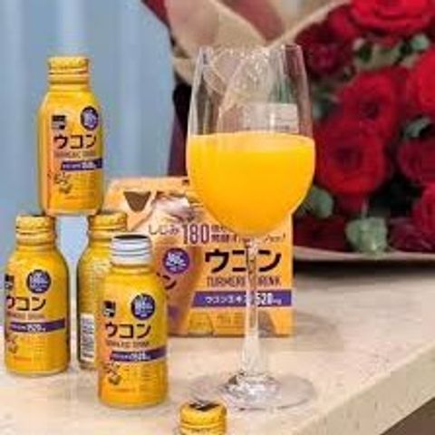 Nước Uống Tinh Chất Nghệ Nhật Bản Matsukiyo 100ml - Hỗ Trợ Chăm Sóc Gan, Làm Đẹp Da, Giảm Cảm Giác Mệt Mỏi - 6 Chai