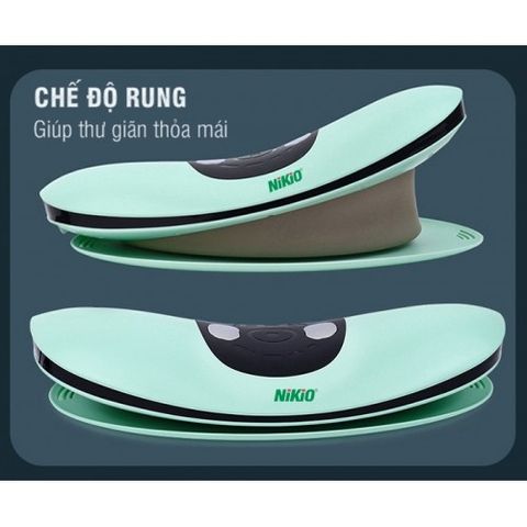 Máy Massage Lưng Nikio NK-158 - Thiết Bị Thư Giãn Kéo Giãn Cột Sống, Nhiệt Nóng, Xung Điện Hỗ Trợ Giảm Đau Lưng