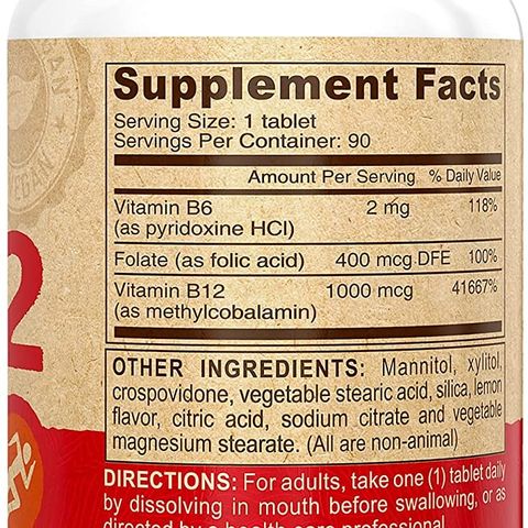 HẠN SỬ DỤNG THÁNG 3-2027 - Viên Bổ Sung Vitamin B12 Vegan DEVA (1000mcg) - Hỗ Trợ Sức Khỏe Tim Mạch, Thần Kinh, Miễn Dịch, Da Tóc, Sinh Sản - 90 Viên