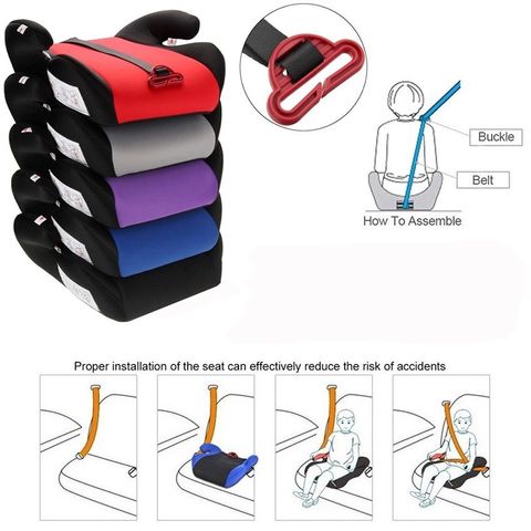 Ghế Nâng An Toàn Cho Trẻ Em 6-11 Tuổi - Booster Car Seat Chuẩn Quy Định 2026 - Ghế Ô Tô An Toàn, Dễ Dàng Lắp Đặt, Chất Liệu Thoáng Khí