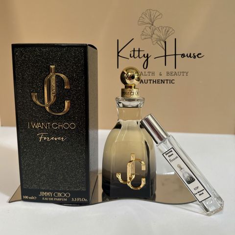 Nước hoa nữ Jimmy Choo I Want Choo Forever EDP 10ml - Hương Vanilla, Hoa hồng, Quả cherry - Gợi cảm, Sang trọng, Quà tặng lý tưởng