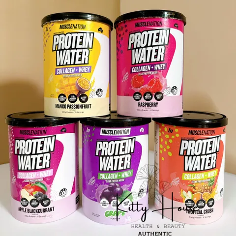 Nước Protein Muscle Nation 300g - Thức Uống Bổ Sung Protein, Collagen & BCAA Hương Trái Cây, Giải Khát Tươi Mát