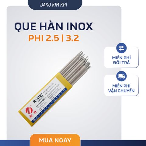 Que Hàn Inox 2.5mm & 3.2mm - Bộ 20 Que Hàn Chất Lượng Cao, Ổn Định, Giá Rẻ Cho Ngành Công Nghiệp, Thiết Bị Y Tế, Thực Phẩm