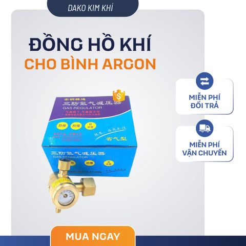 Đồng Hồ Áp Suất Khí Argon Mini - Thiết Bị Chuyên Dụng Cho Máy Hàn TIG - Đo Đạc Chính Xác, An Toàn, Bền Bỉ