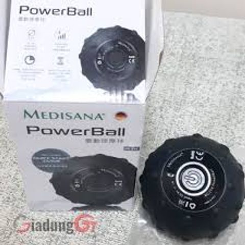 Bóng Rung Massage Giãn Cơ Medisana PowerBall RG 214 - Thiết Bị Xoa Dịu Cơ Bắp, 4 Mức Cường Độ, Dùng Trong Tập Luyện & Thư Giãn