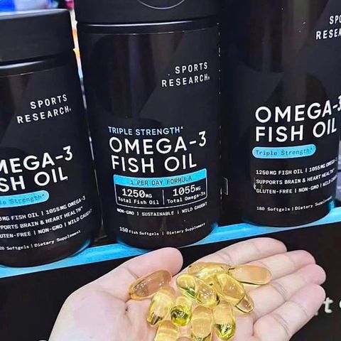Dầu Cá Omega 3 SR Triple Strength 150 Viên - Hỗ Trợ Tim Mạch, Tăng Cường Trí Nhớ và Thị Lực, Giảm Cholesterol, Bảo Vệ Sức Khỏe Người Cao Tuổi