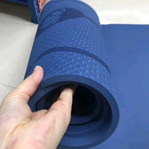 Thảm Tập Yoga Chống Trượt TPE 8mm - Thiết Kế Định Tuyến Giúp Tập Yoga Hiệu Quả Tại Nhà, Dành Cho Người Mới Bắt Đầu, Tập Gym, Thể Dục