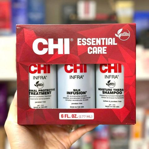 Bộ Chăm Sóc Tóc Hư Tổn CHI Thermal Care Kit 177ml x3 - Phục Hồi và Dưỡng Mượt Tóc Cháy, Giúp Tóc Khỏe Mạnh, Bóng Đẹp