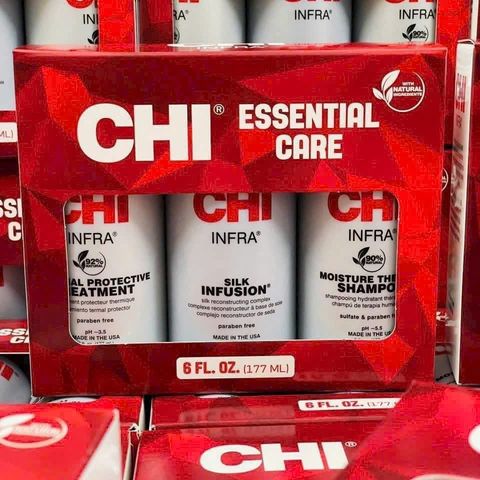 Bộ Chăm Sóc Tóc Hư Tổn CHI Thermal Care Kit 177ml x3 - Phục Hồi và Dưỡng Mượt Tóc Cháy, Giúp Tóc Khỏe Mạnh, Bóng Đẹp
