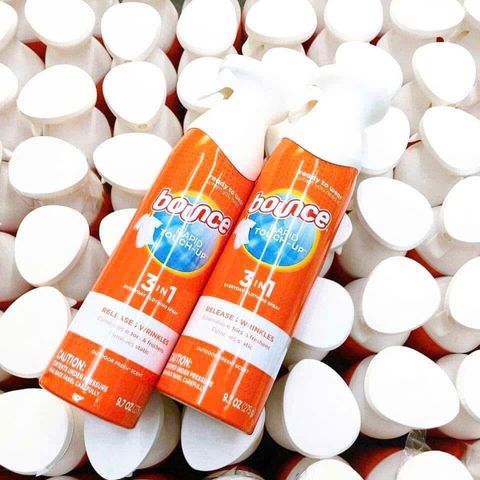 Xịt Thơm Chống Nhăn & Khử Mùi Quần Áo Bounce 275g - Giải Pháp Giữ Quần Áo Luôn Đẹp và Thơm Mát, Dễ Sử Dụng cho Công Việc Bận Rộn