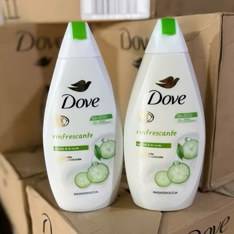 Sữa Tắm Dove Refreshing Dưa Leo & Trà Xanh 450ml - Giúp Làm Sạch, Cung Cấp Độ Ẩm, Mát Da Cho Mọi Loại Da
