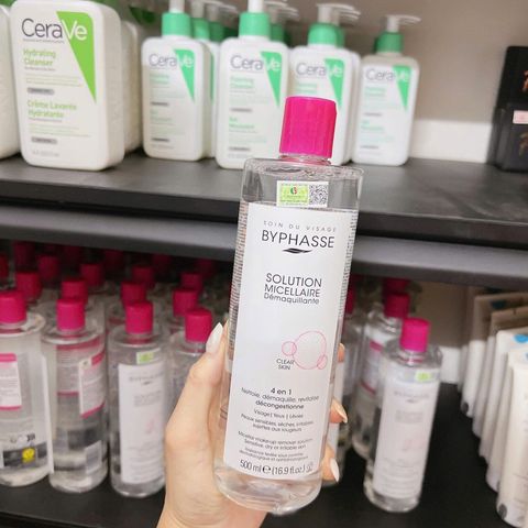 Nước Tẩy Trang Byphasse Micellaire 500ml - Giải Pháp Làm Sạch Lớp Trang Điểm Dịu Nhẹ, Phù Hợp Mọi Loại Da