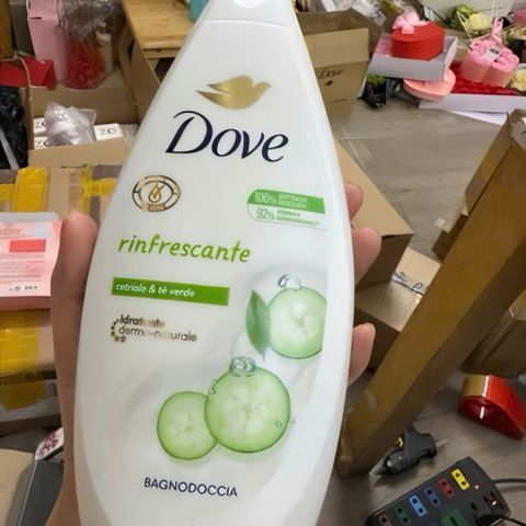 Sữa Tắm Dove Refreshing Dưa Leo & Trà Xanh 450ml - Giúp Làm Sạch, Cung Cấp Độ Ẩm, Mát Da Cho Mọi Loại Da
