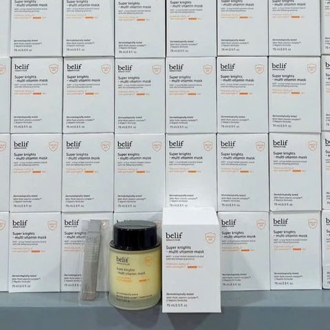 Mặt Nạ Ngủ Belif Super Knights Multi Vitamin 75ml - Dưỡng ẩm và Làm sáng da qua đêm cho làn da tươi sáng và rạng rỡ