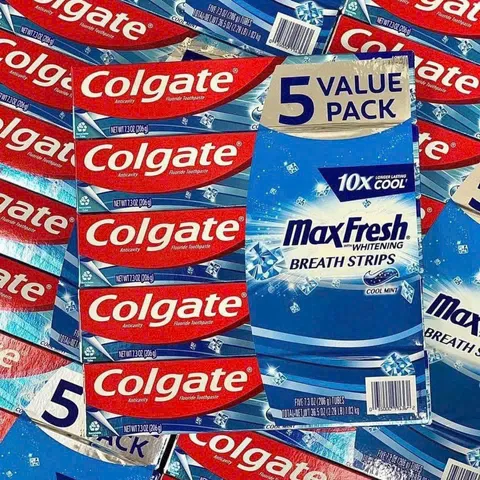 Set 5 Kem Đánh Răng Colgate Max Fresh 206g x5 (thơm miệng lâu, làm sạch mảng bám)