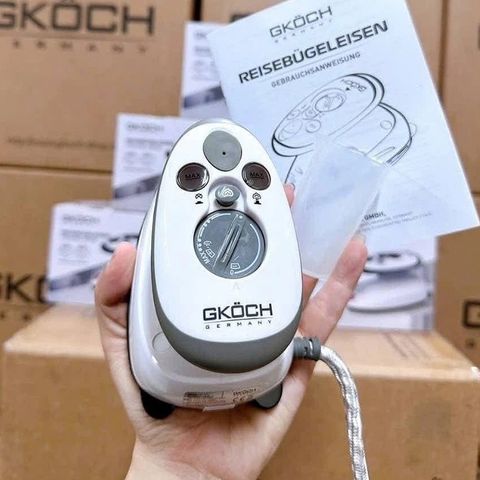 Bàn là ủi hơi nước du lịch mini Sichler/Gkoch của Đức