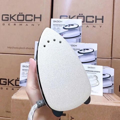 Bàn là ủi hơi nước du lịch mini Sichler/Gkoch của Đức