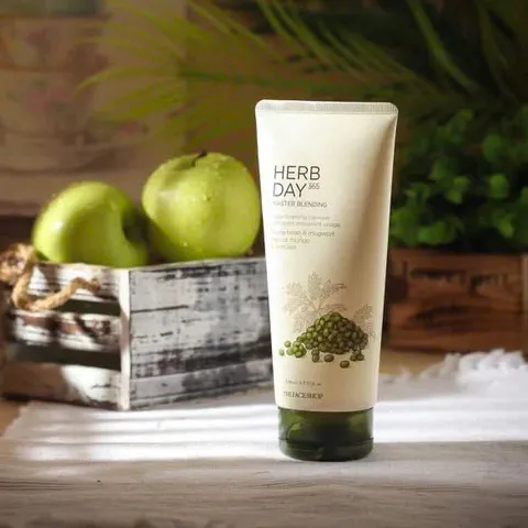Sữa Rửa Mặt The Face Shop Herb Day 365 Master Blending 170ml (làm sạch da, dịu nhẹ tự nhiên)