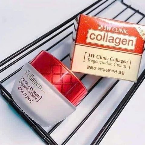 Kem Dưỡng Trắng Da 3W Clinic Red 50ml - Cấp Ẩm, Làm Sáng Da, Phù Hợp Với Tất Cả Các Loại Da, Sản Phẩm Từ Hàn Quốc