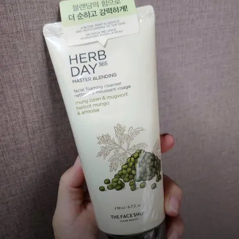 Sữa Rửa Mặt The Face Shop Herb Day 365 Master Blending 170ml (làm sạch da, dịu nhẹ tự nhiên)
