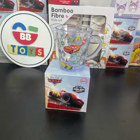Bộ Dụng Cụ Ăn Uống Cho Bé McQueen Ô Tô Nhựa Melamine - Cốc, Bát, Thìa, Khay, An Toàn, Dễ Dàng Vệ Sinh, Quà Tặng Bé Yêu